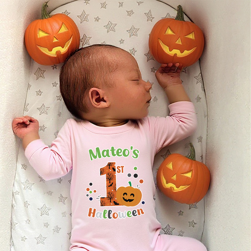 Personalized Baby Lovely First Halloween Outfit | CWHalloween41