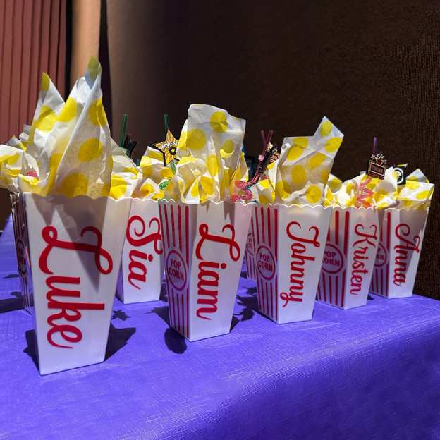 Personalized Movie Time Popcorn Buckets | YouBottle84