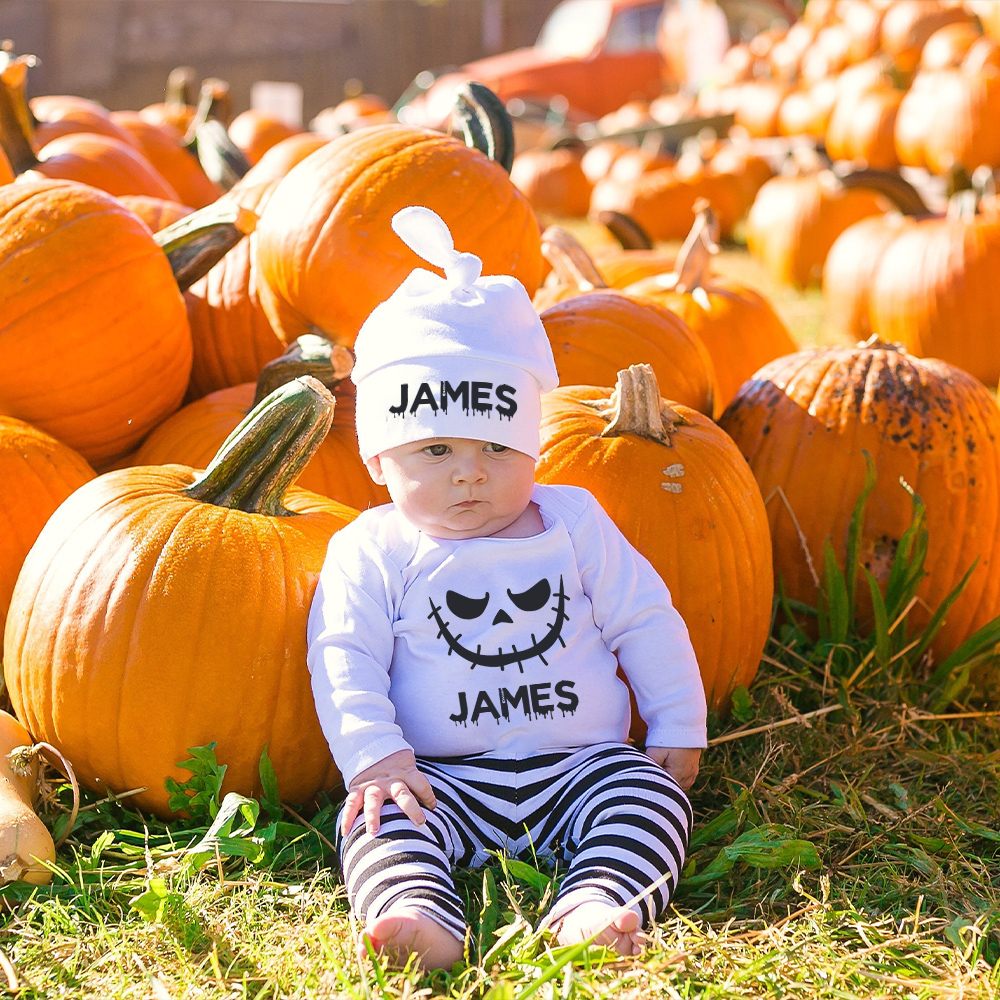 Personalized Baby Ghost Outfit Set | CWHalloween63