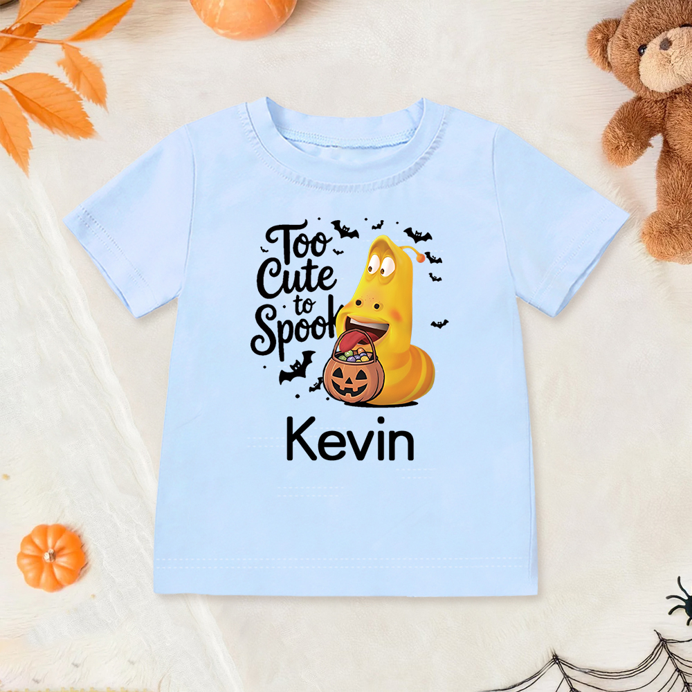 Personalized Larva's Halloween Funny Kid Shirt | Larva06