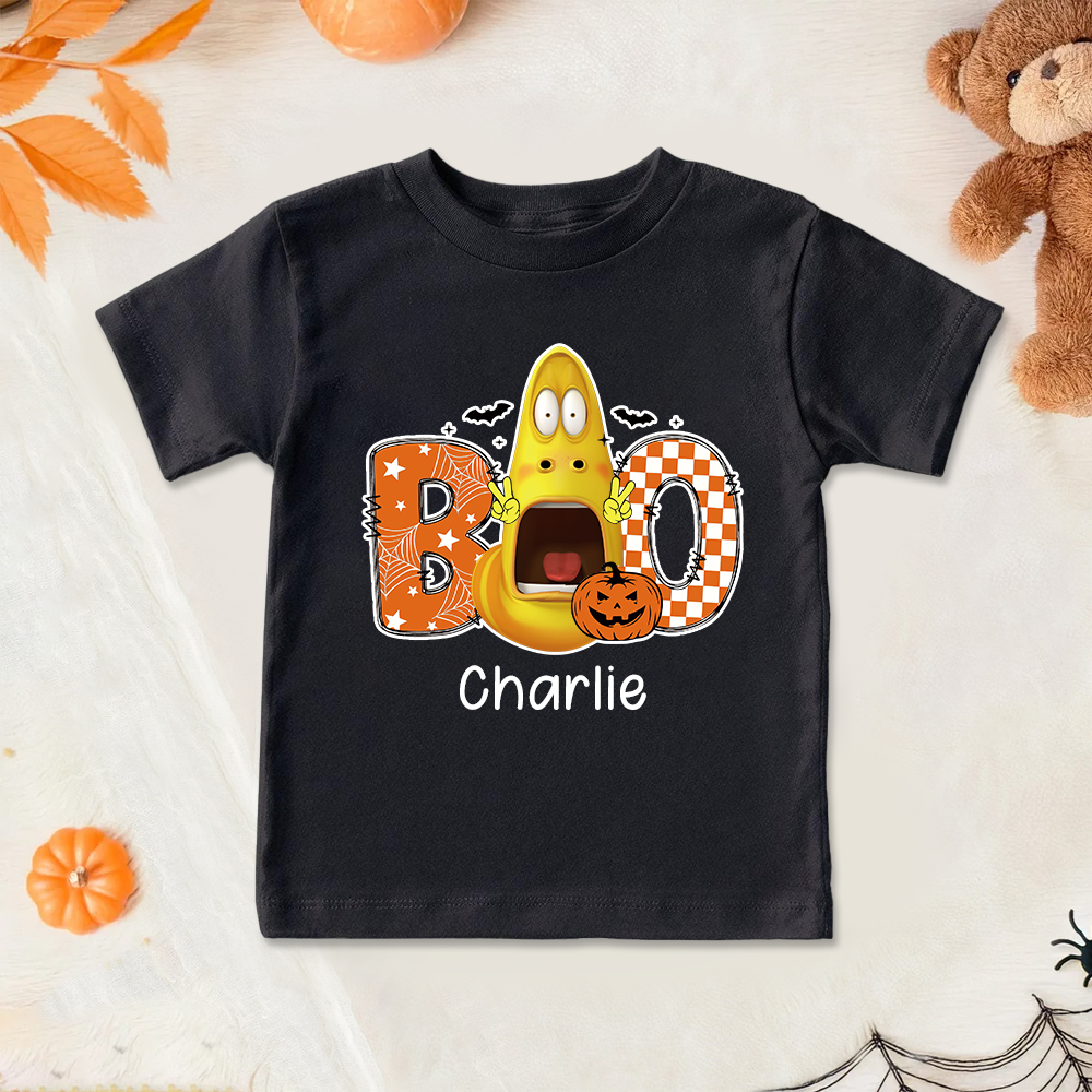 Personalized Larva's Halloween Funny Kid Shirt | Larva12