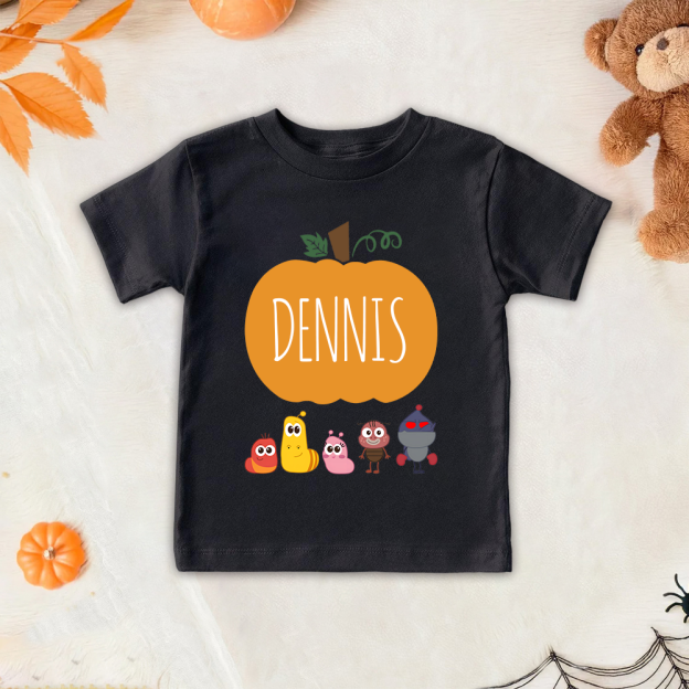 Personalized Larva's Halloween Funny Kid Shirt | Larva19
