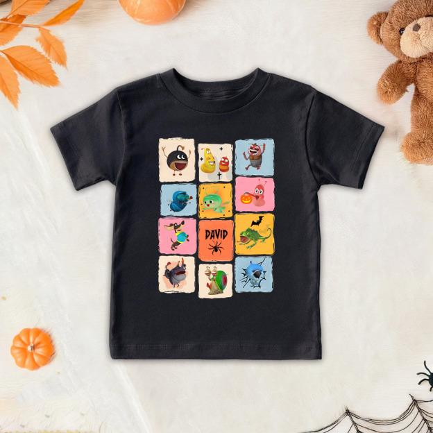 Personalized Larva's Halloween Funny Kid Shirt | Larva20