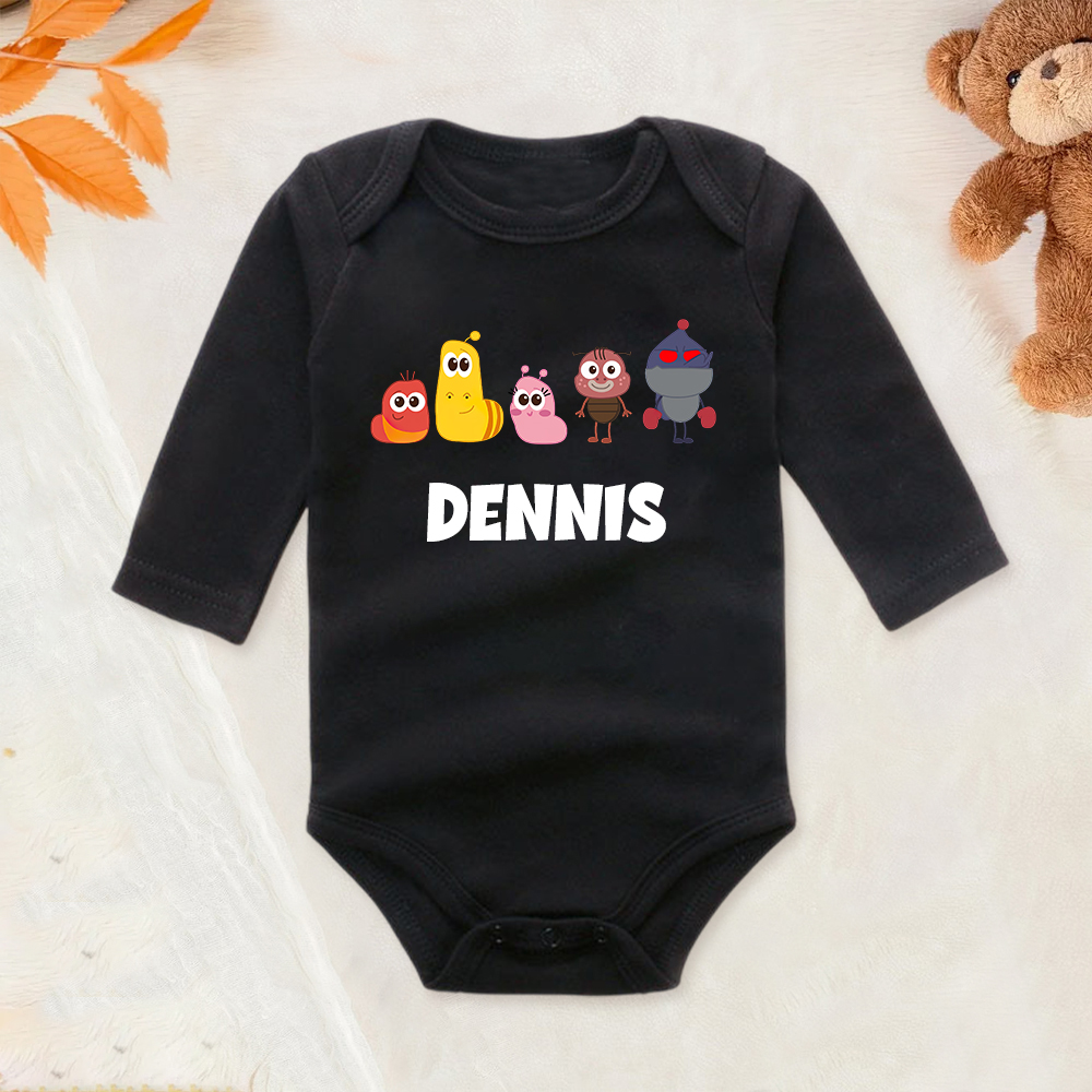 Personalized Larva's Funny Baby Romper | Larva21