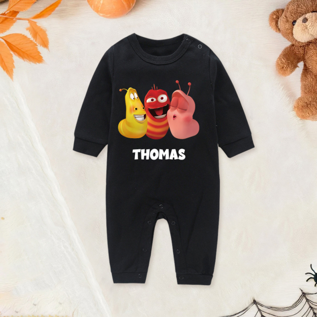 Personalized Larva's Funny Baby Romper | Larva27