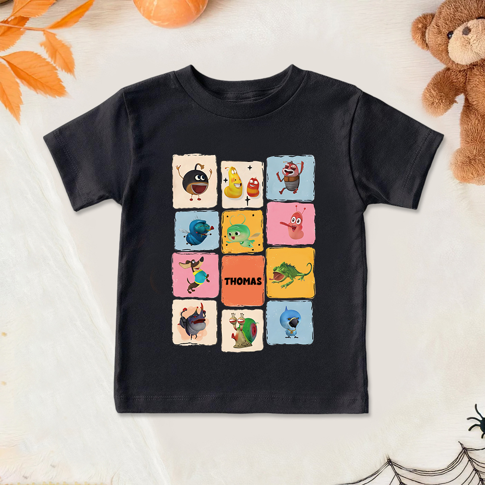Personalized Larva's Funny Kid Shirt | Larva30