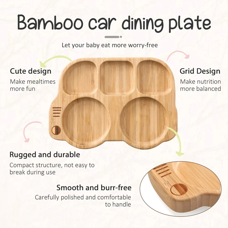 Personalised Baby Bamboo Plate Set | CWBaby19