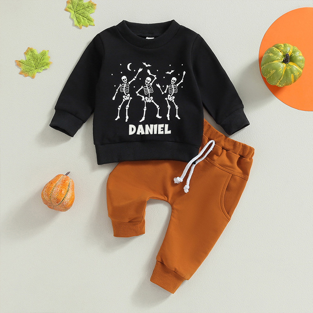 Personalized Funny Halloween Toddler Outfit | CWHalloween71