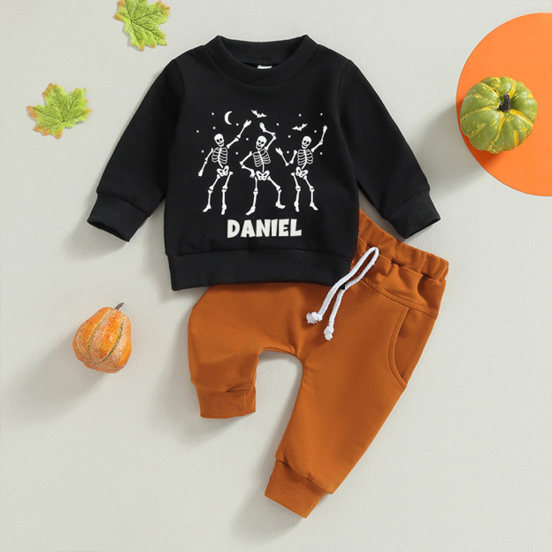 Personalized Funny Halloween Toddler Outfit | CWHalloween71