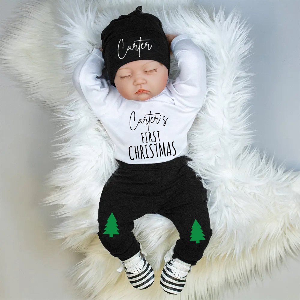 Personalized Baby 1st Christmas Outfit Set | MCGift120