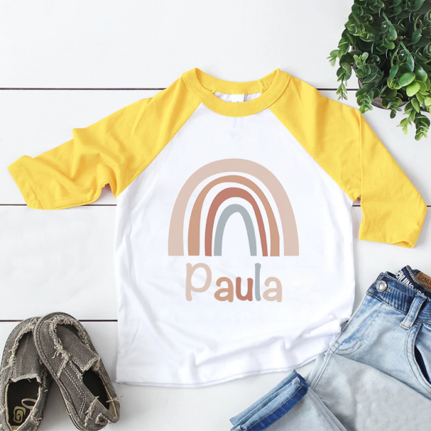 Personalized Kid Cozy Soft Rainbow Sweatshirt | inSweatshirt60