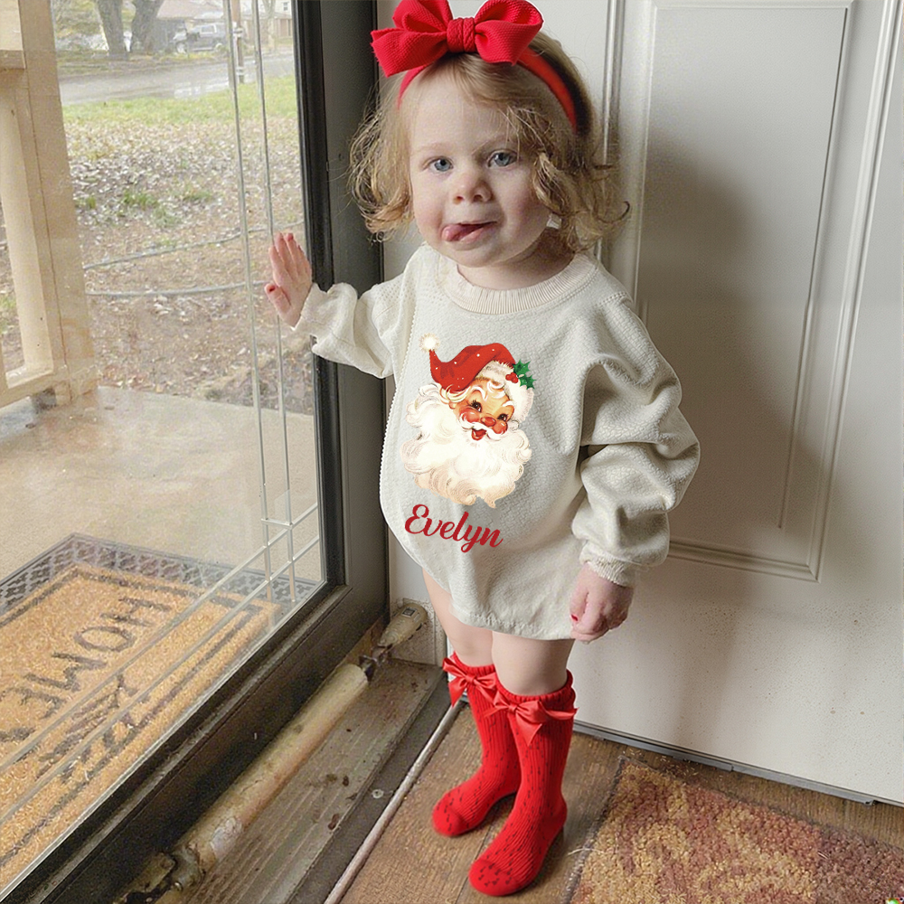 Personalized Christmas Baby Girl Lovely Outfit Set | MCGift150