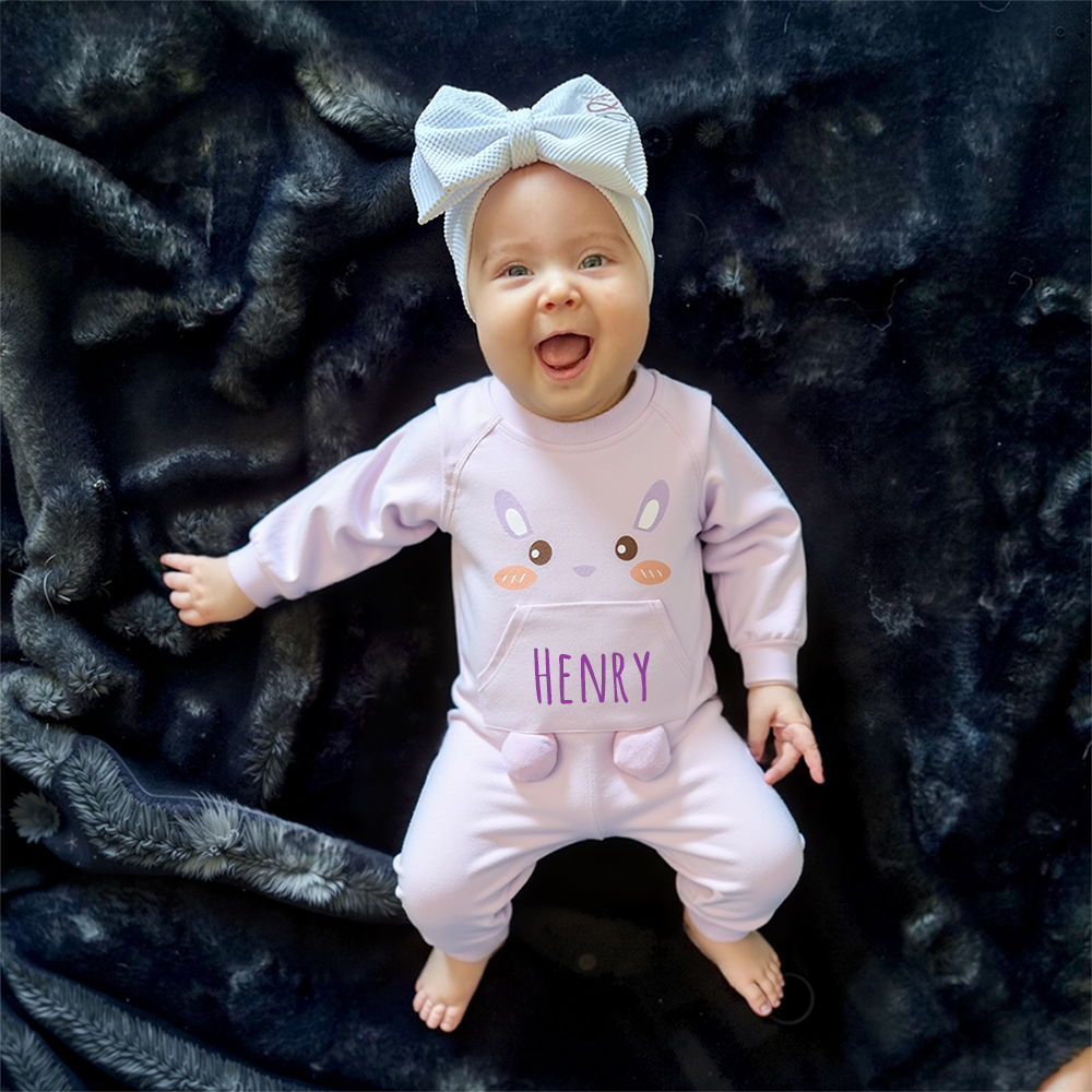 Personalized Long Sleeve Cartoon Romper | CWBaby309