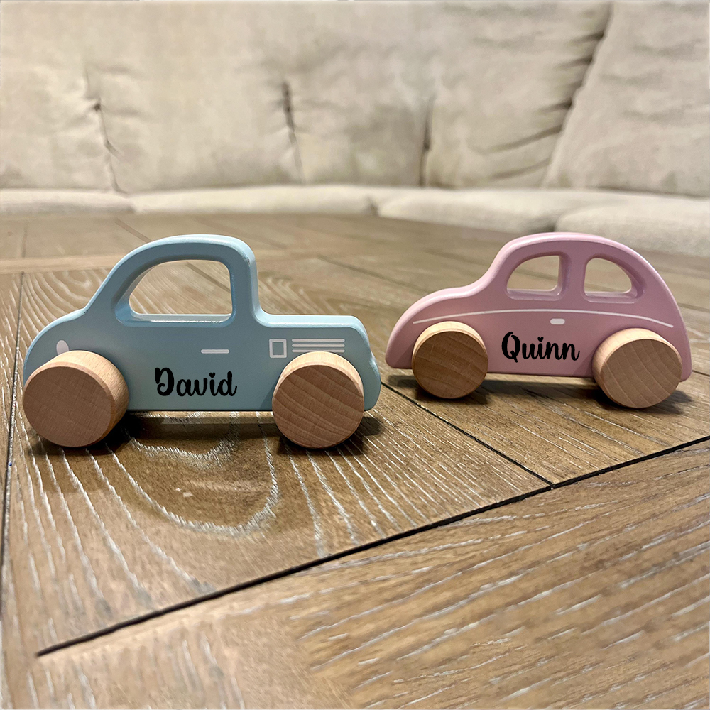 Personalized Wooden Toy Car for Toddler | CWToy153