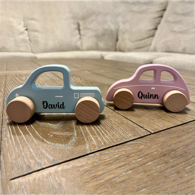 Personalized Wooden Toy Car for Toddler | CWToy153