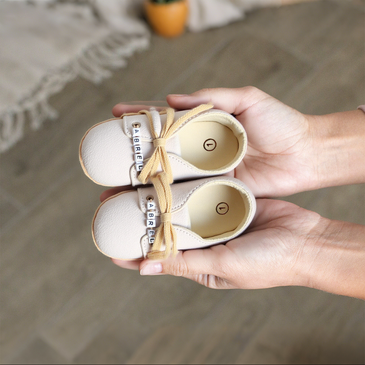 Personalized Cute Comfortable Baby Leather Shoes | CWBaby315