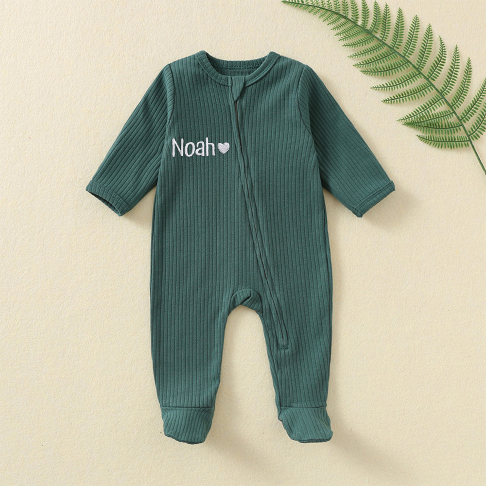 Personalized Embroidered Baby Announcement Outfit | CWBaby314
