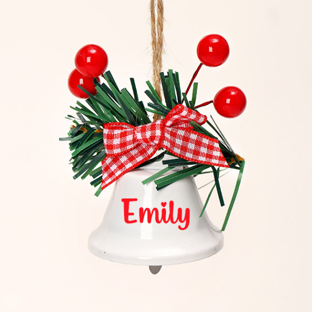 Personalized Jingle Bell Christmas Tree Ornament | MCGift193