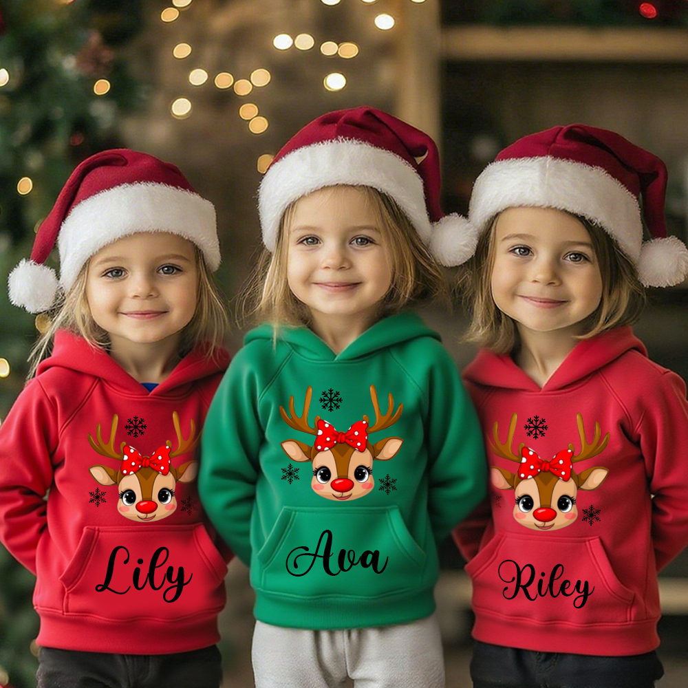Personalized Kids Lovely Christmas Hoodie | InSweatshirt81