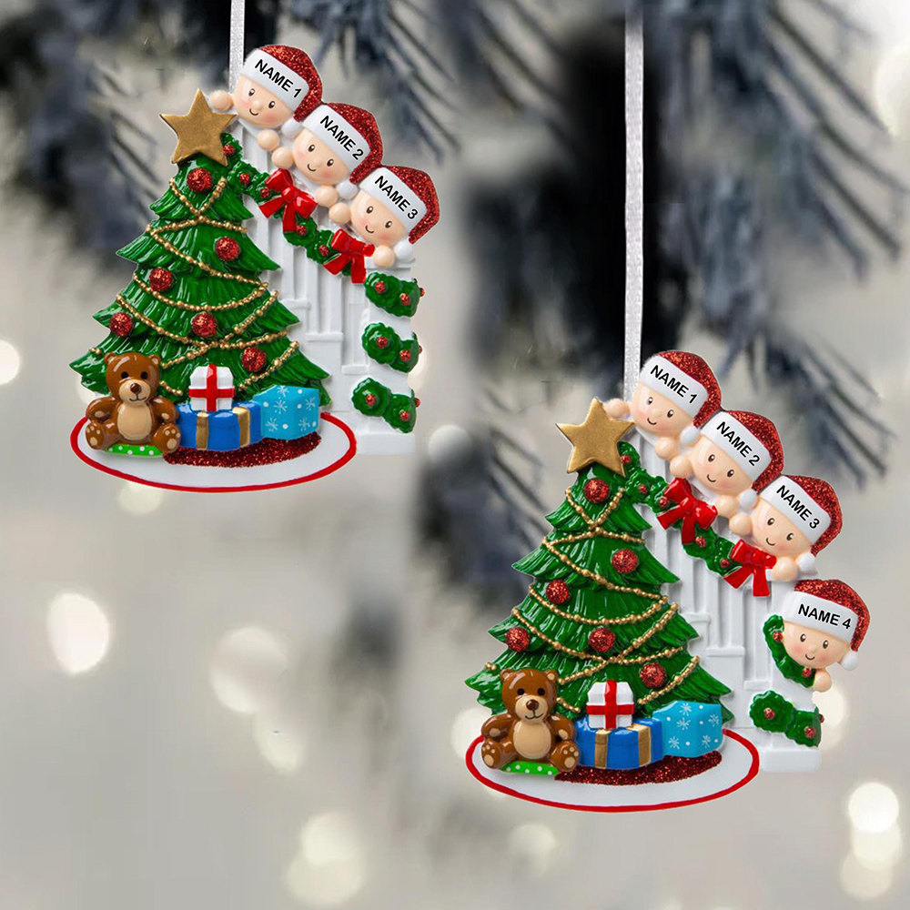 Personalised Christmas Tree Family Ornament | MCGift203