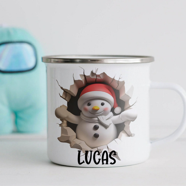 Personalised 12oz/17oz Christmas Creactive Mugs | MCGift211