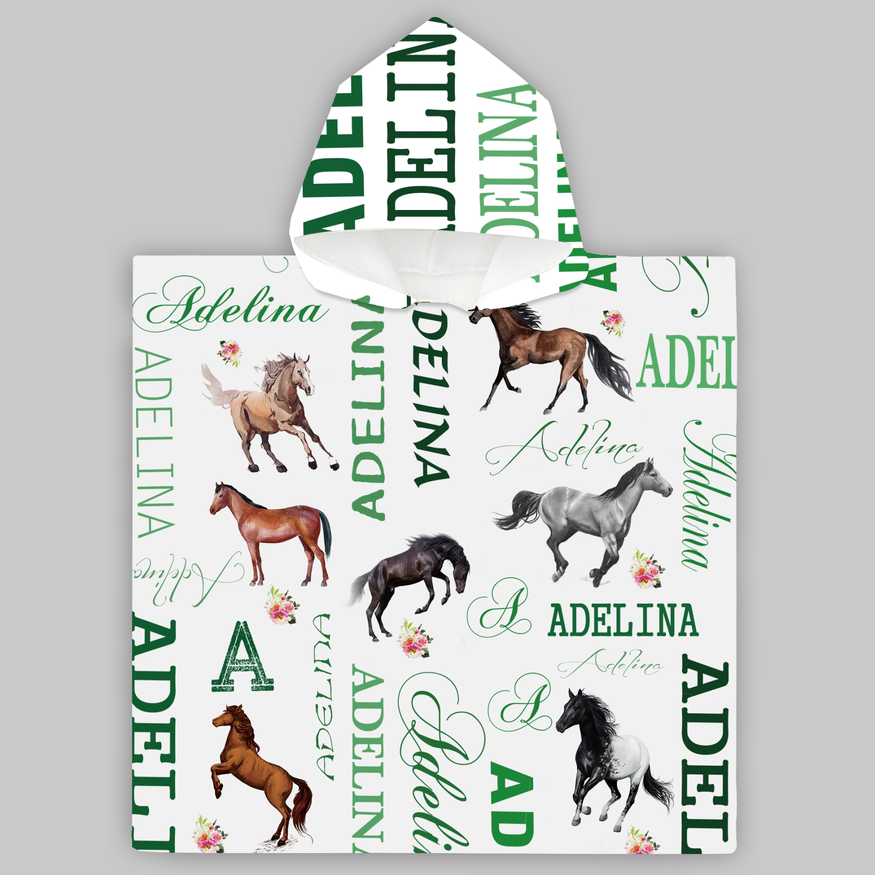 Personalized Hooded Beach Towel for Summer & Beach | CWHTowel05