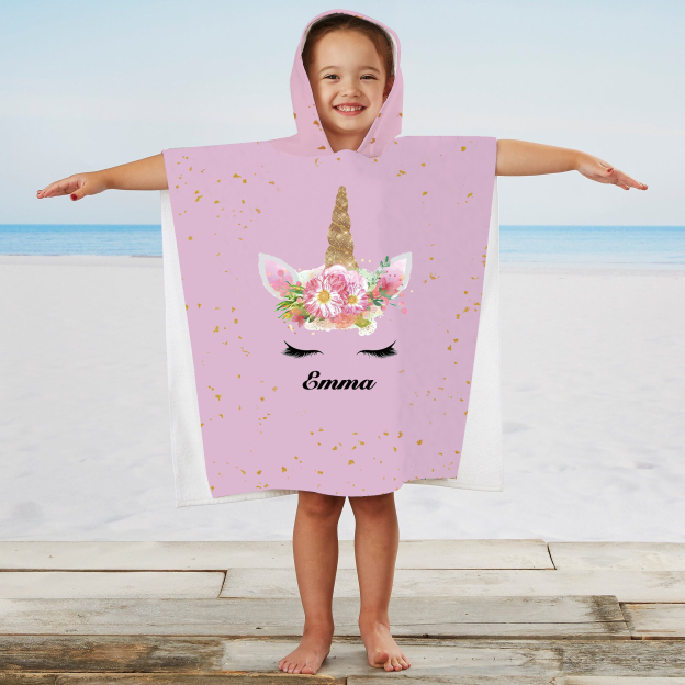 Personalized Hooded Beach Towel for Summer & Beach | CWHTowel06