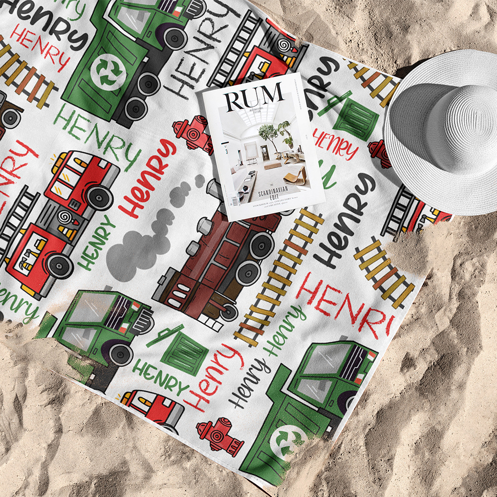 Personalized Lovely Kid Towel for Summer & Beach | CWTowel54