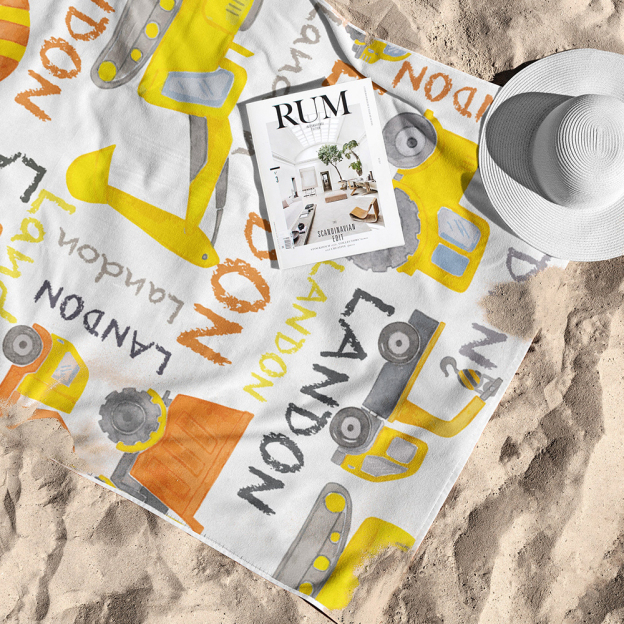 Personalized Lovely Kid Towel for Summer & Beach | CWTowel55