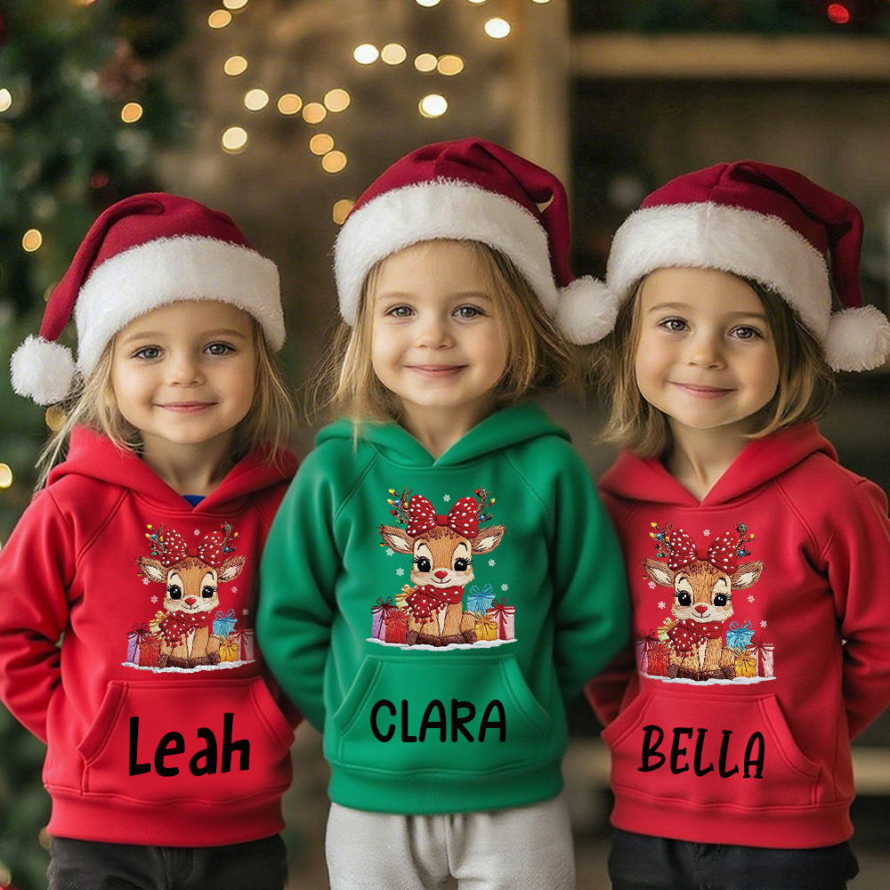Personalized Kids Lovely Christmas Hoodie | MCGift220