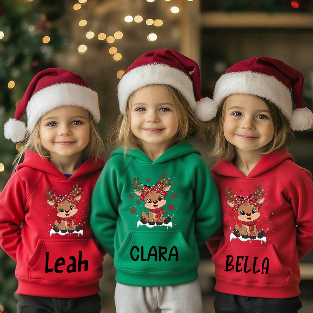 Personalized Kids Lovely Christmas Hoodie | MCGift221