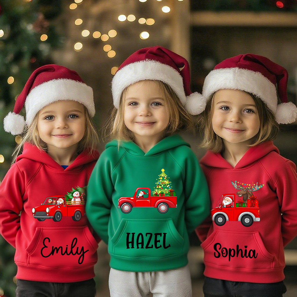 Personalized Kids Lovely Christmas Hoodie | MCGift229