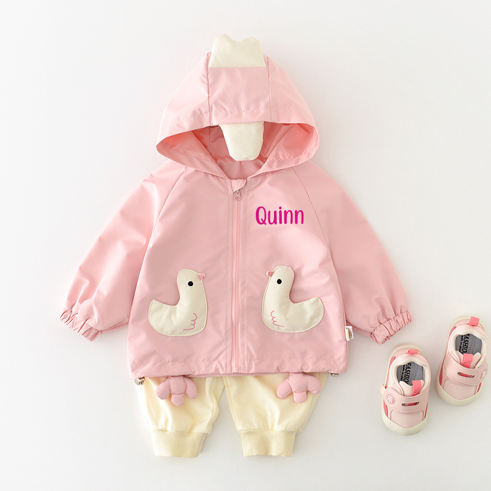 Personalized Adorable Animals Windproof Jacket | CWBaby359