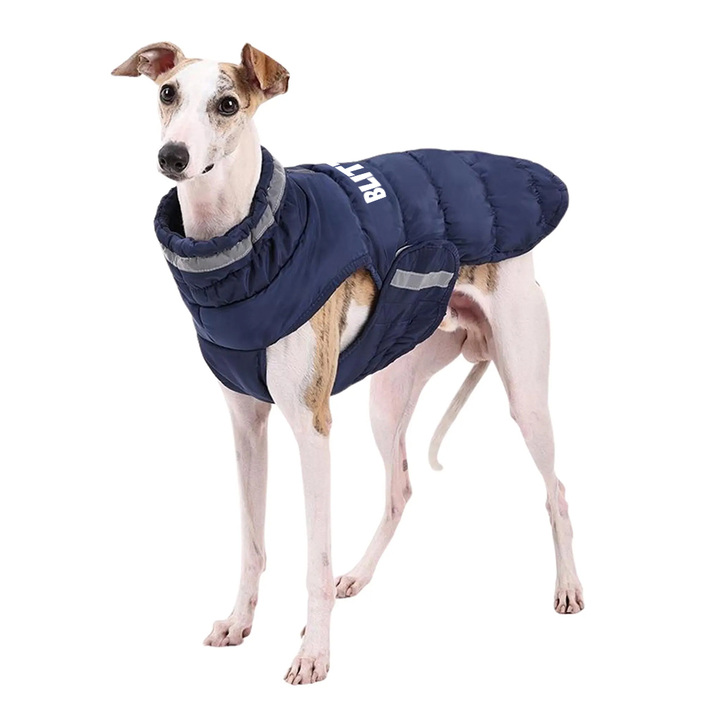 Personalized Pet Winter Warm Reflective Safety Puffer Vest | BKPet287