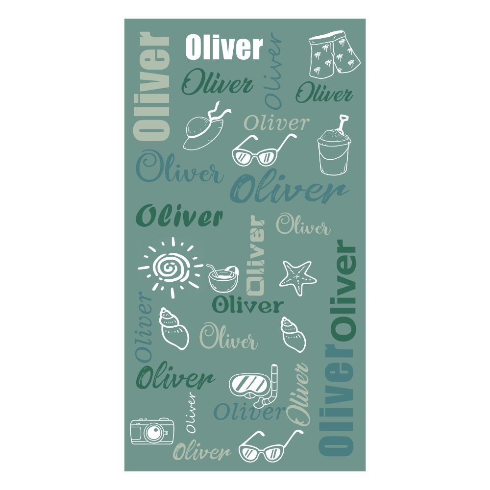 Personalized Lovely Kid Towel for Summer & Beach | CWTowel80