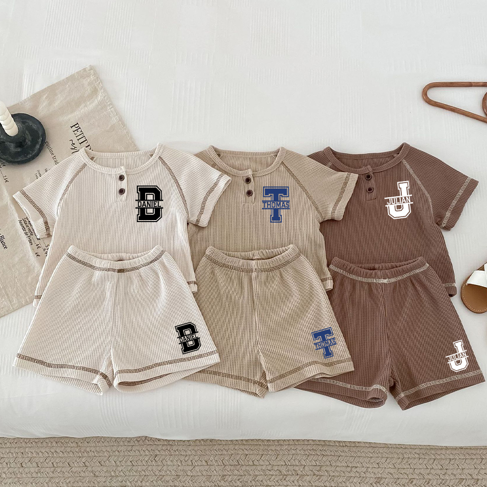 Personalized Baby Cotton Cozy Soft Outfit Set | CWBaby383