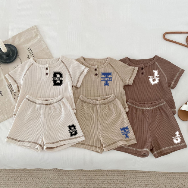 Personalized Baby Cotton Cozy Soft Outfit Set | CWBaby383