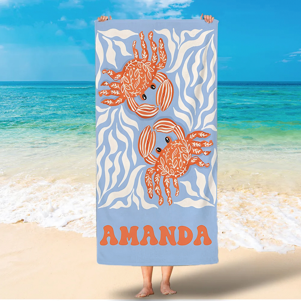 Personalized Lovely Kid Towel for Summer & Beach | CWTowel185