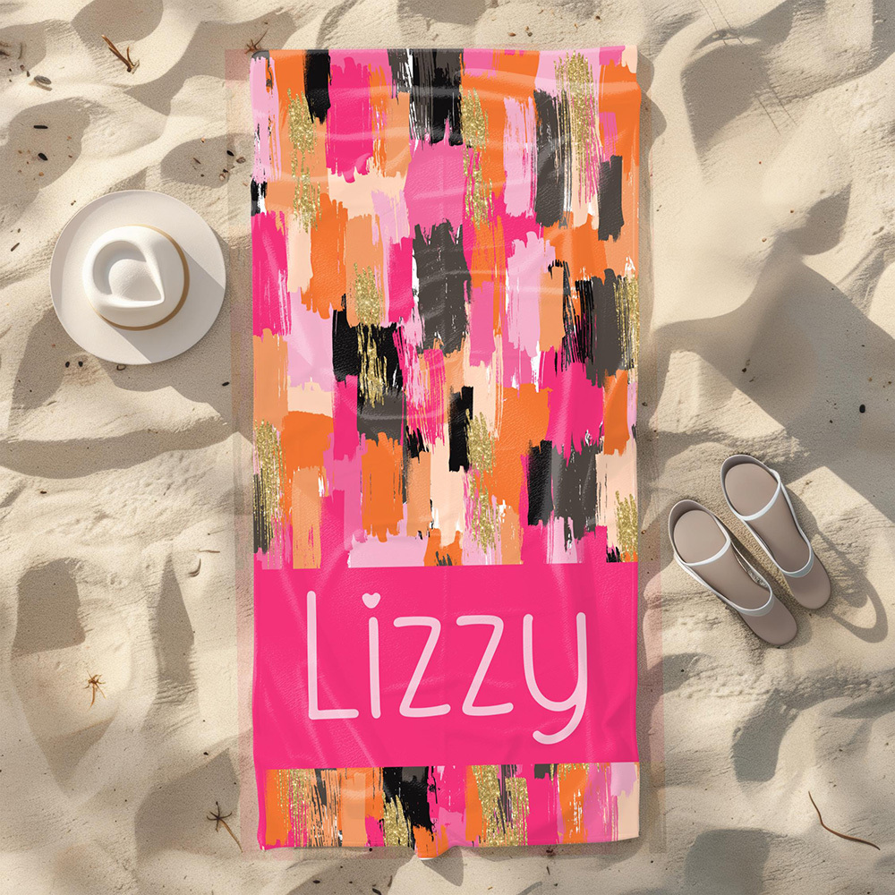 Personalized Lovely Kid Towel for Summer & Beach | CWTowel186
