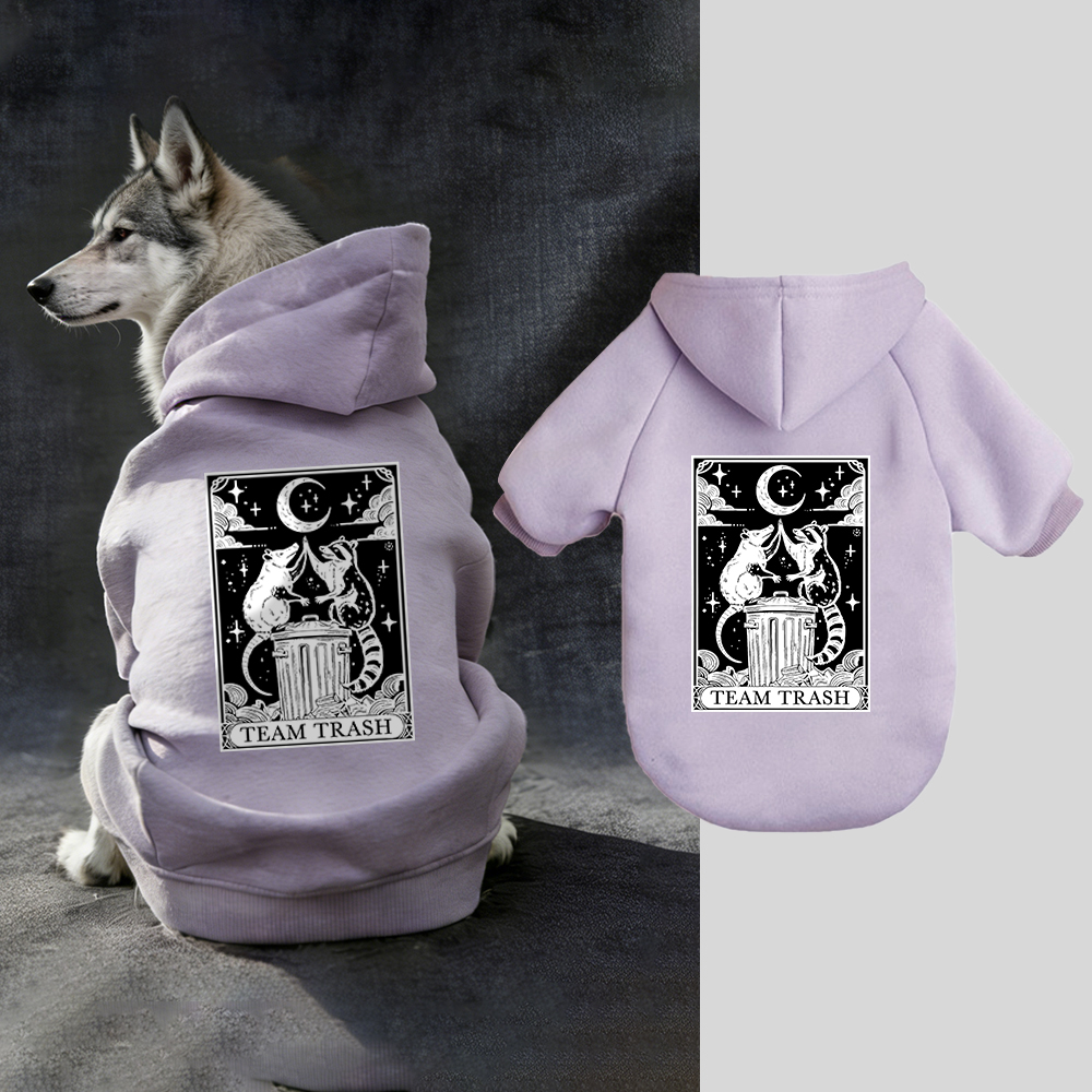 TEAM TRASH Puppy Hoodie | BKPet322