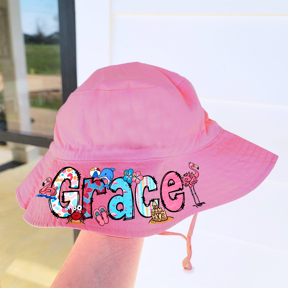 Personalized Cute Design Summer Bucket Hat for Comfort & Unique | CWBeach208