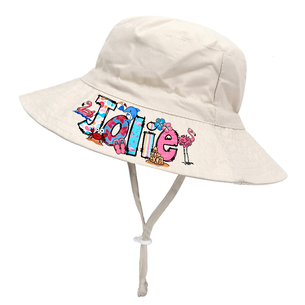 Personalized Cute Design Summer Bucket Hat for Comfort & Unique | CWBeach208