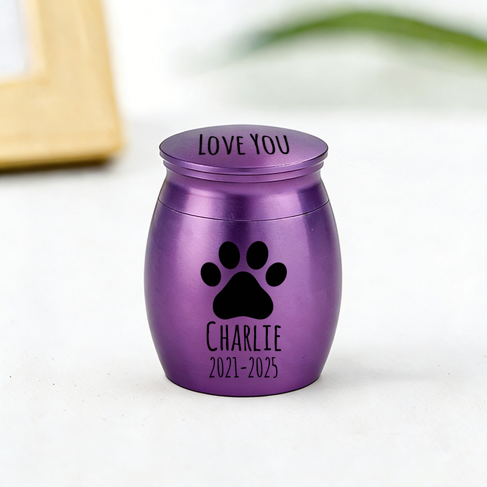 Personalized Pet Mini Memorial Urn | BKPet365