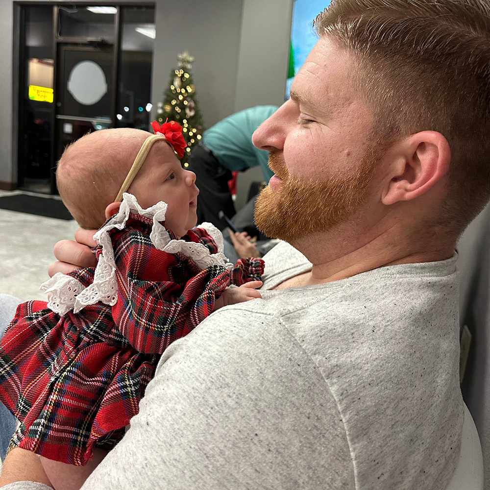 Personalized Christmas Baby Girl Lovely Plaid Romper | MCGift365