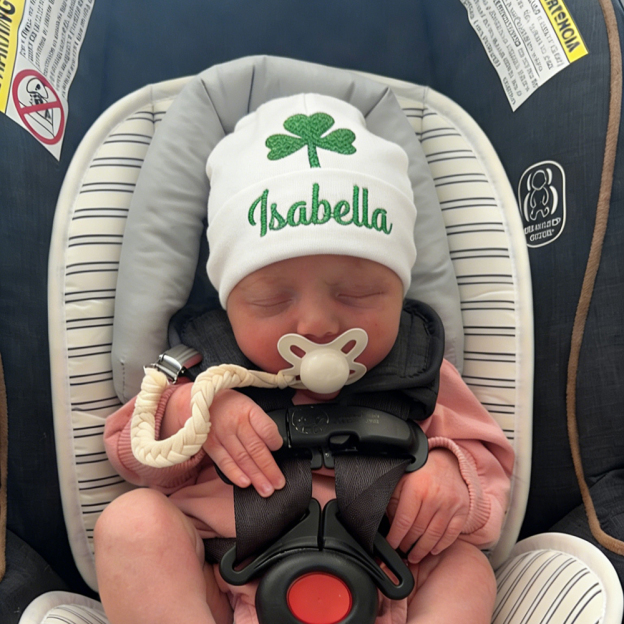 Personalized Embroidery St. Patrck's Baby Beanie for Comfort & Unique | HSKid83