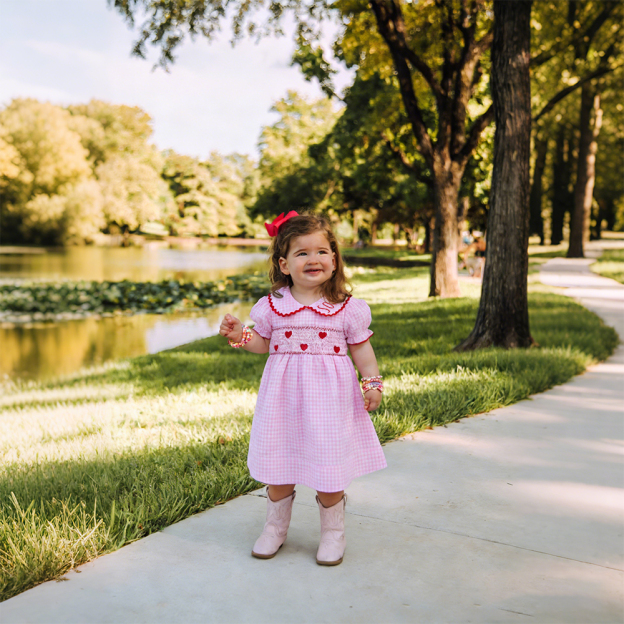 Personalized Baby Girl Valentine's Day Lovely Dress | ValGift15