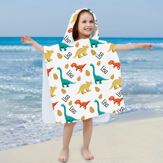 Personalized Hooded Beach Towel for Summer & Beach | CWHTowel13
