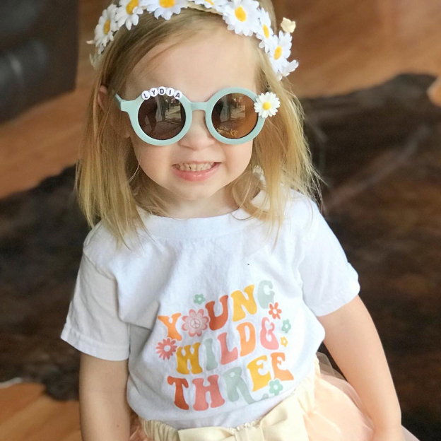 Personalized Lovely Daisy Sunglasses For Kids | CWBeach215