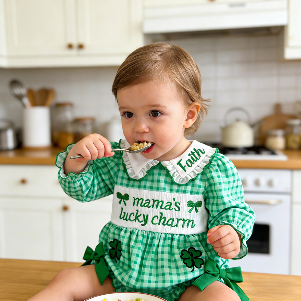 Personalized St. Patrick's Day Baby Outfit Set | CWBaby414