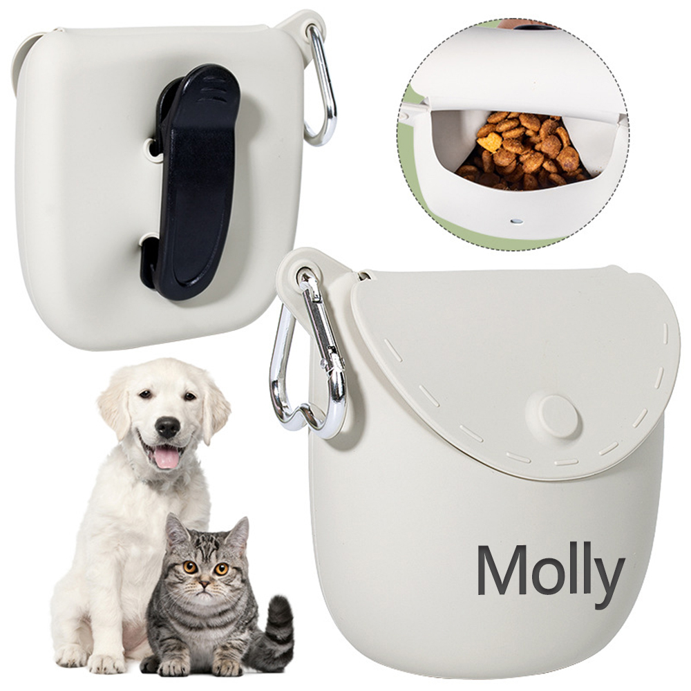 Personalized Silicone Training Dog Food Waist Bag | BKPet409